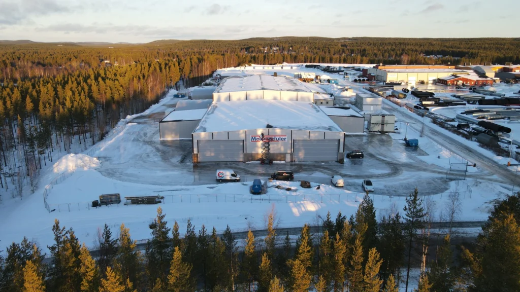 Maxmoduler fabrik i Lycksele